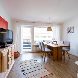 Wohnung Rosenrot - urlauben im Zentrum von Fischen
