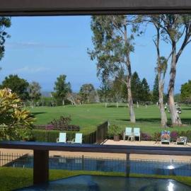 Peaceful golf retreat with shared pools