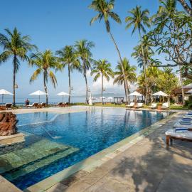 Viesnīca Ramayana Candidasa Beach Resort pilsētā Kandi Dasa