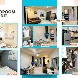 Palawan 2BR Retreat Homes with FREE Swimming Pool, Gym & FREE Parking near PPC Airport - B1 5Kunzite