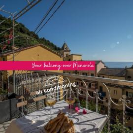 Liersena Sea View Mini Villa with AC, hotel in Manarola