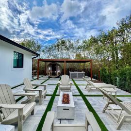 Velvet Bloom Bubbling Spa Retreat with Sauna & Jacuzzi