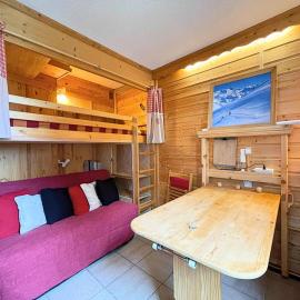Résidence Genepi - Beau studio pour 2 personnes déco espri chalet aux Ménuires MAE-6014 – hotel w Les Menuires