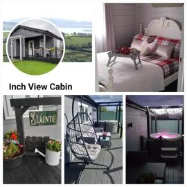 Inch View Cabin with Hot Tub & Sauna, hotel in Burnfoot