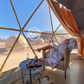 MARIA LUXURY CAMp&BUBBLES ROOM, hotel a Wadi Rum