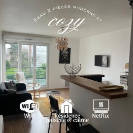 Beau 2 pièces moderne et cosy à Corbeil-Essonnes, hotel en Corbeil-Essonnes