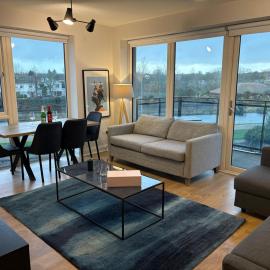 Luxurious Entire Guest House with Grand Living Space and Panoramic Balcony Views, hotel di Dublin