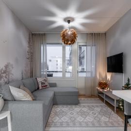 Scandi Forest Flat Across from the Train Station, Hotel in Rovaniemi