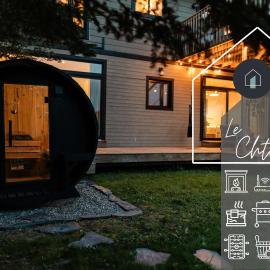 Chalet Chti - bord de l'eau mont Orford, ξενοδοχείο σε Eastman