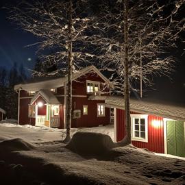 Charming riverside house in the North of Sweden