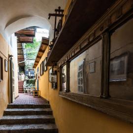 Strieborný dvor, hotel a Banská Štiavnica