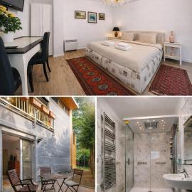 Garden Studio with Kitchen & BBQ - KindStay Suites Prague Airport