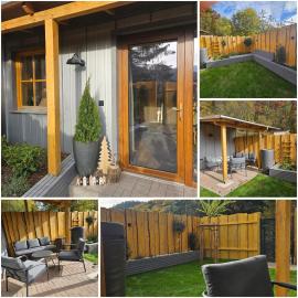Ferienwohnung am Wald mit Garten