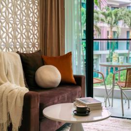 Cozy 1 Bdr Royal Lee Nayang beach, hotel u gradu 'Ban Bo Han'