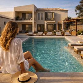 Casa Harmonia - 5 Bedroom Group Villa with Private Pool, Outdoor Cinema & Fire Pit, хотел в Pigi