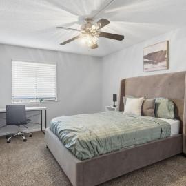 Relaxing space with open living area