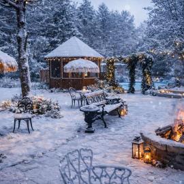 Peaceful Forest Retreat with Fire Pit and BBQ near Mansfield Ski Club, hotel u gradu Mulmur