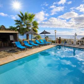 Luxury Andalusian Villa with Panoramic Mediterranean Sea Views & Private Pool & Multi-Level Gardens