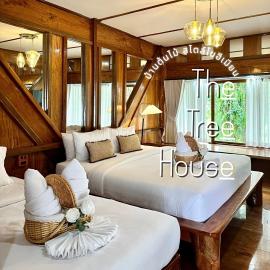 บ้านต้นไม้ The Tree House ณคอนศรี ติดวัดเจดีย์ ไอ้ไข่, hotel in Ban Wat Boek