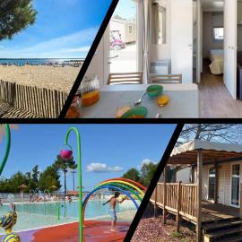 Mobil-home confort 6 personnes, hotel in Parentis-en-Born