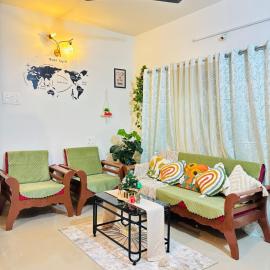 Stay at Sakhis, 2BHK spacious Flat, 5 mins to Anjuna beach, ξενοδοχείο σε Mapusa