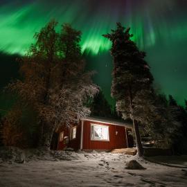 Villa Jokiranta Northern light Riverside