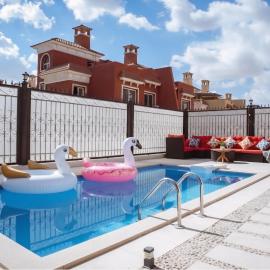 Private Pool Twin House with Roof Nayoum Compound, hotel a Ciutat 6 d'Octubre