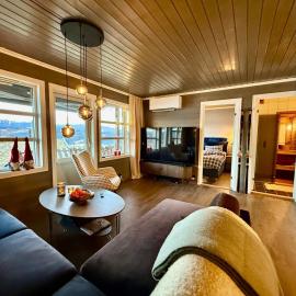 Unique view! Modern apartment with sauna