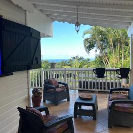 Studio La Marguerite - Vue mer avec terrasse privée - calme tropical à Deshaies
