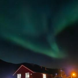 Hus i vakre Reisadalen, hotel Storslett városában 