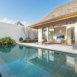 Thai-Balinese Pool Villa Anchan Indigo16, hotel in Ban Phru Champa