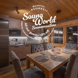 Kuukkeli Log Houses Villa Aurora "Pupula", hotell Saariselkäs