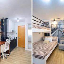 Antara-QueenBed-Balcony-HotShower-WorkStation-WashingMachine-FullKitchen, ξενοδοχείο σε Talisay