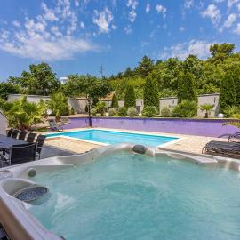 Exklusives Ferienhaus mit Privatpool, Whirlpool, Meerblick, Billard, Tischtennis, Fitnessgeräte