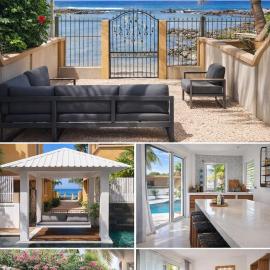 Tia Beach House - Beachfront Villa, Pool & Hammam, hotel in Albion