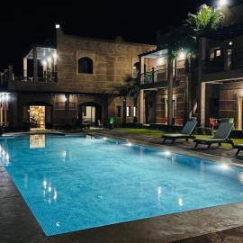 Luxury Private Villa with Pool & Palm Garden