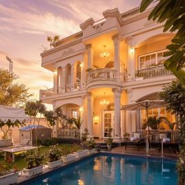 StayVista at Rajmahal Bagh with Heater, AC, WiFi