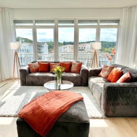 Villa Wiederkehr Penthouse Rügen Living