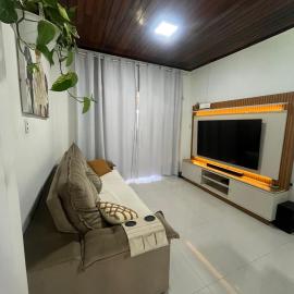 Casa de Temporada, 2 Quartos com Ar - Prado BA