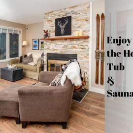 3BR Oasis Private Hot Tub and Sauna Walk to Ski Hill