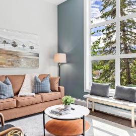 Scenic Riverstone 2BR w/ Balcony + BBQ, Sleeps 6!