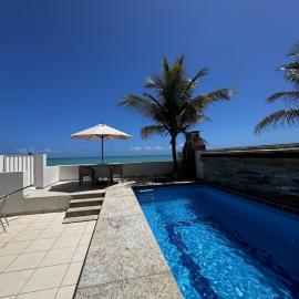 Ipioca beach, pe na area com vista incrível e piscina privativa