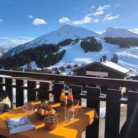 Slow Chalet Tilleuls with mountain view near ski slopes & hiking 5 pers