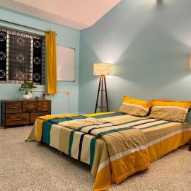 Cozy Boho 2BHK - Origin 1 by Living Atsource, hotell i Benaulim