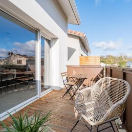 T3 cosy rénové – calme & proche centre Bruguières