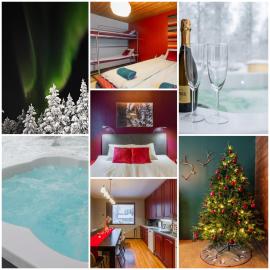 Villa Aurora Ounas - jacuzzi & sauna, next to ski center