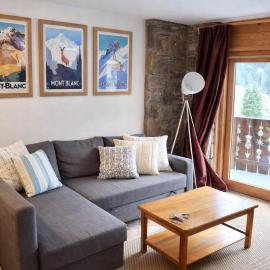 Appartement cosy - Magnifique vue, piscine et à deux pas du ski, hotel i Les Houches