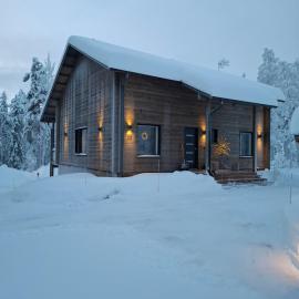 Taalonpesä modern villa in Levi