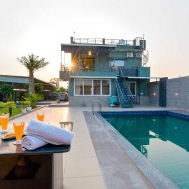 DanCenter Hill's Stay Villa | 3BHK | Pvt Pool | Kishangarh, Hotel in Kishangarh