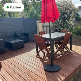 Maison - 1 chambre - 1 salon - 4 pers - jardin et terrasse